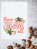 Merry Christmas Y'all Kitchen Towel