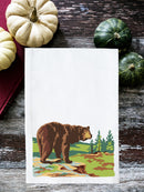 Paint By Number Bear On Cliff Kitchen Towel
