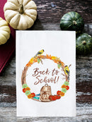 September Wreath with Options Kitchen Towel