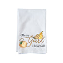Oh My Gourd I Love Fall! Kitchen Towel