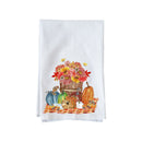 Pumpkins, Flowers & Chipmunks Kitchen Towel