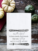 Take Eating Seriously Kitchen Towel