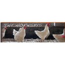 The Hornsbys Chickens | Wall Art Print on Real Wood