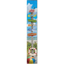 Amelia Island Beach Directional | Wall Art Print on Real Wood