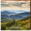Banner Elk, NC Mountains Sign | Wall Art Print on Real Wood