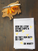 How Do I Stop Eating Chips & Salsa? Kitchen Towel