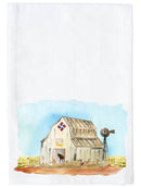 Cream Barn with Animals Kitchen Towel