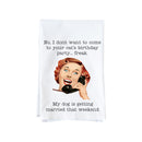 Cat's Birthday Party Kitchen Towel