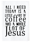 Coffee and Jesus Kitchen Towel