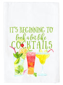 It's Beginning to Look a Lot Like Cocktails Kitchen Towel