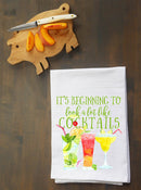 It's Beginning to Look a Lot Like Cocktails Kitchen Towel