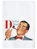 D is for Dad Kitchen Towel