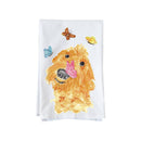 Doodle with Butterflies Kitchen Towel