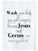 Jesus & Germs Kitchen Towel