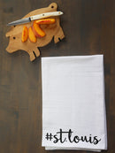 Hashtag St. Louis Kitchen Towel