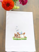 Kitten and Bubbles Kitchen Towel