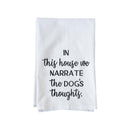 Narrate Dog's Thoughts Kitchen Towel