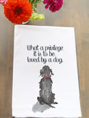 To Be Loved By A Dog Kitchen Towel