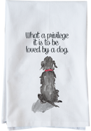 To Be Loved By A Dog Kitchen Towel