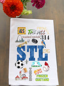 Saint Louis Collage Kitchen Towel