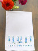 Texas Grown Bluebonnets Kitchen Towel