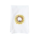 Yellow Wreath Kitchen Towel