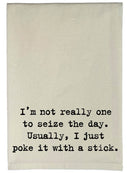 Seize The Day Natural Kitchen Towel