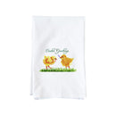 Chicks and Flowers Kitchen Towel