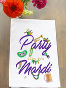 Party Like It's Mardi Kitchen Towel