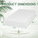 Twin size 10-inch Thick Medium Firm Cool Gel Memory Foam Mattress