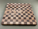 Maple and Walnut Checker End-grain Cutting Board