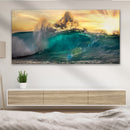 Sunrise On Atlantic Ocean Canvas Wall Art