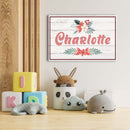 Flower Kids Room Sign