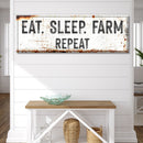 Eat Sleep Farm Repeat Sign