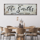 Thanksgiving Family Sign II
