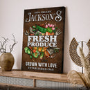 Grown With Love Fresh Produce Sign