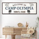 Welcome To Camp Sign