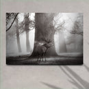 Monochrome Deer Canvas Wall Art