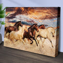 Galloping Horses Canvas Wall Art