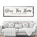 Bless This Home Sign