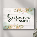Floral Girls Room Sign