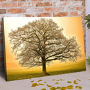 Golden Oak Tree Canvas Wall Art