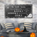 Family Halloween Sign