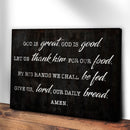 God Is Great God Is Good Prayer Sign III