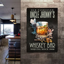 Old Fashioned Whiskey Bar Sign