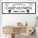 Welcome To Camp Sign