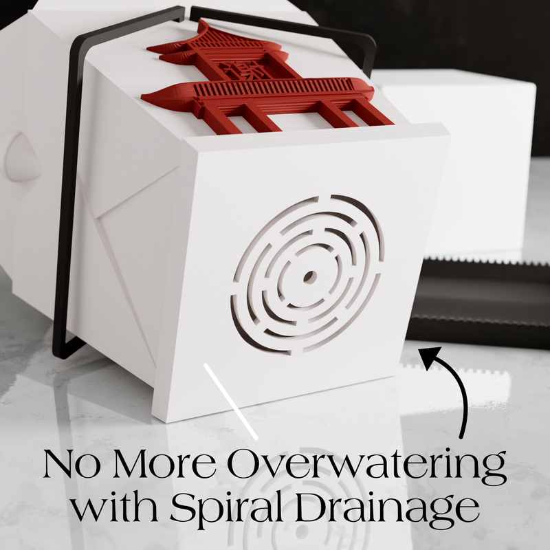 Chinese Takeout Planter Red