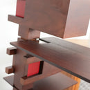Stacking Wood Floor Lamp