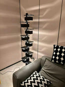 Stacking Wood Floor Lamp