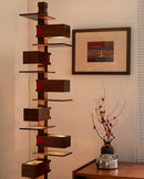 Stacking Wood Floor Lamp